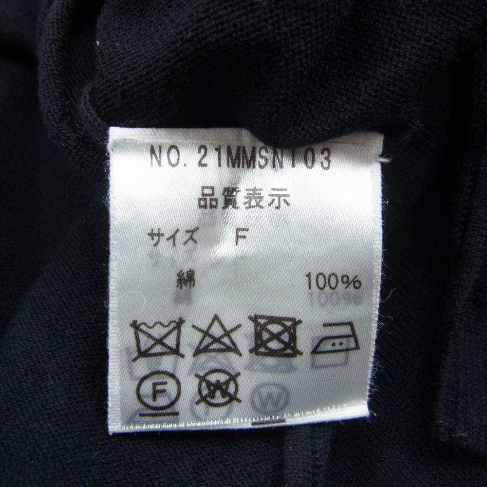 シンゾーン 21MMSNI03 ポロ カーディガン ブラック系 F【中古】