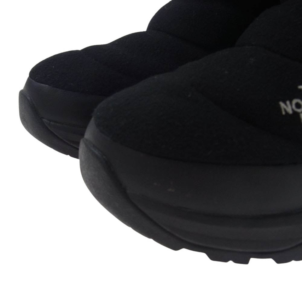 THE NORTH FACE ノースフェイス NF51979 Nuptse Bootie Wool 5 Short ヌプシ ブーティー ウール 5ショートブーツ ブラック系 24.0cm【中古】