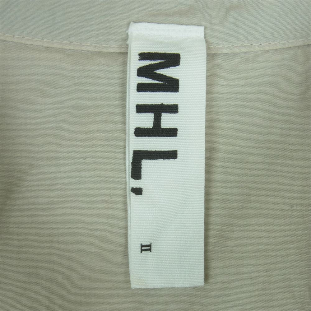 MARGARET HOWELL MLWD-0100 MHL エムエイチエル 半袖 ワンピース グレー系 2【中古】