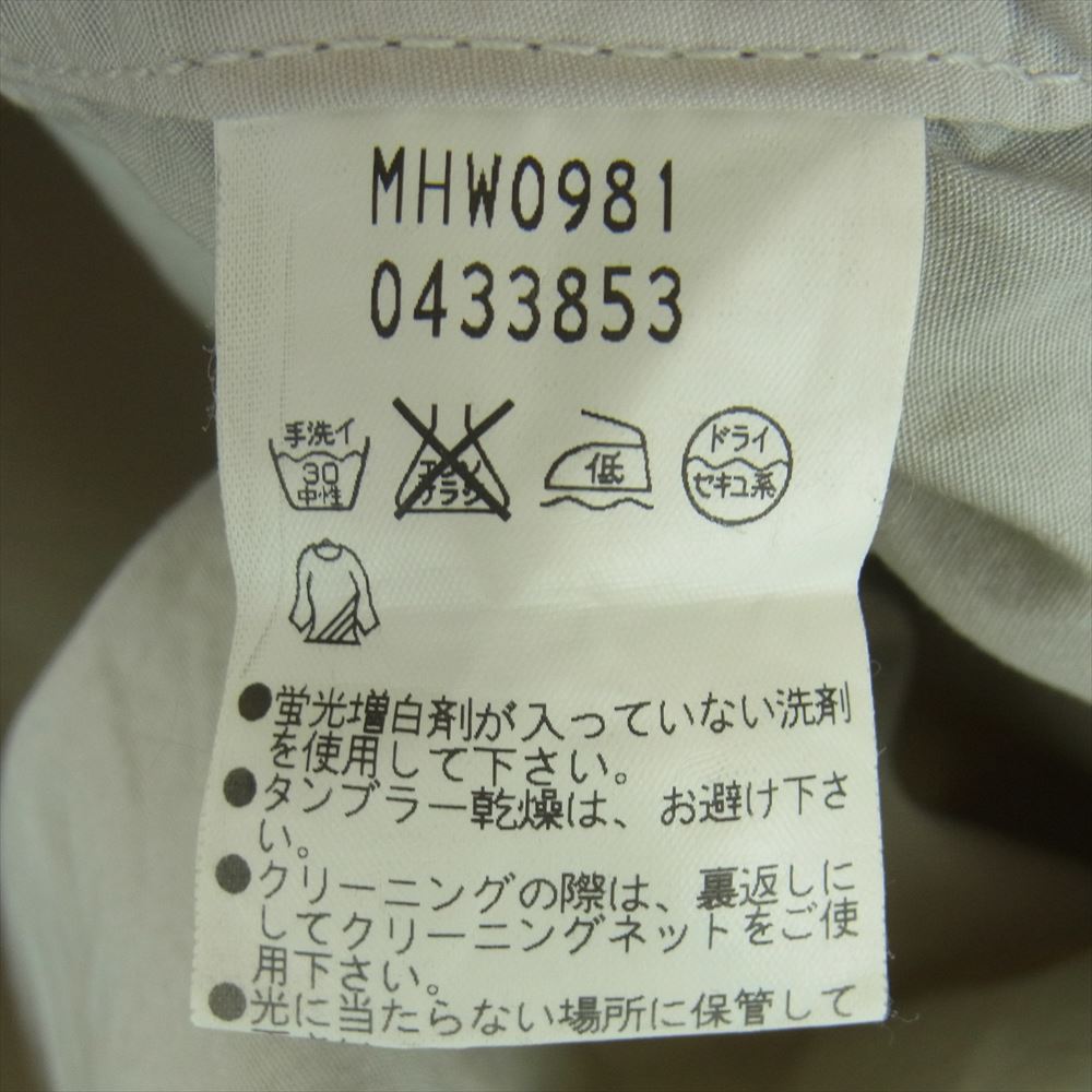 MARGARET HOWELL MLWD-0100 MHL エムエイチエル 半袖 ワンピース グレー系 2【中古】