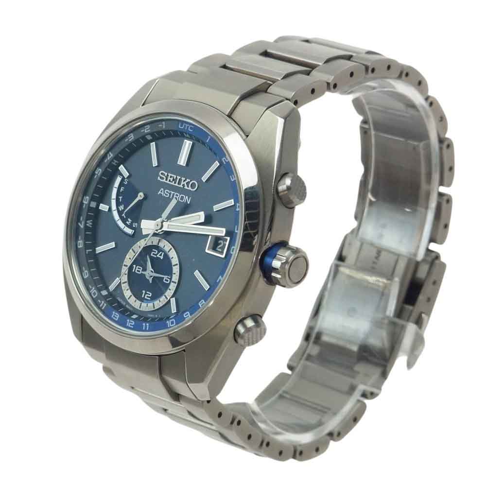 SEIKO セイコー SBXY013 アストロン オリジン ソーラー電波 クロノグラフ ウォッチ 時計 シルバー系【中古】