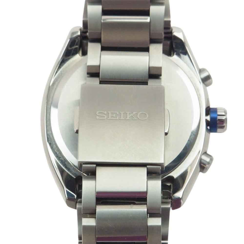 SEIKO セイコー SBXY013 アストロン オリジン ソーラー電波 クロノグラフ ウォッチ 時計 シルバー系【中古】