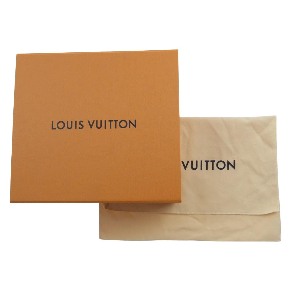 LOUIS VUITTON ルイ・ヴィトン M76985 モノグラム シャドウ レザー キャップ ブラック系【中古】