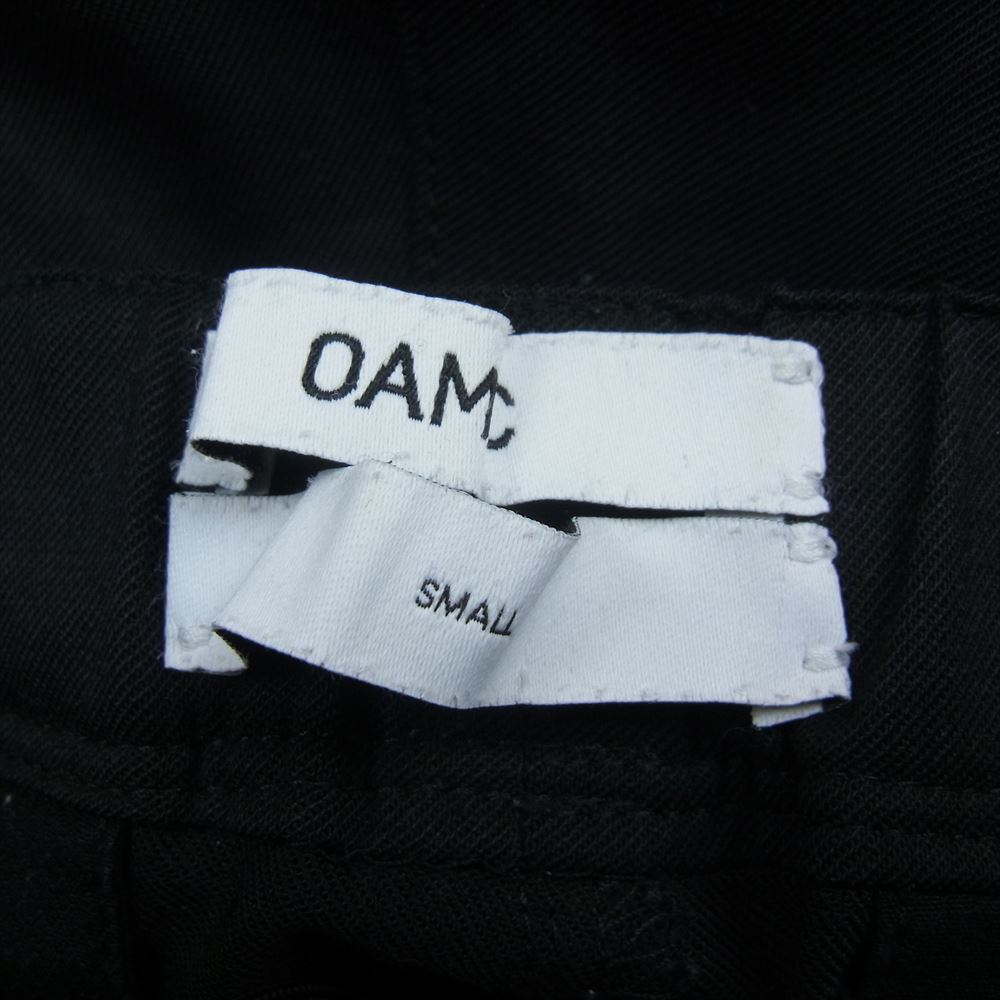 オーエーエムシー 2720600251 国内正規品 イージー トラウザーズ スラックス クロップド パンツ ブラック系 S【中古】