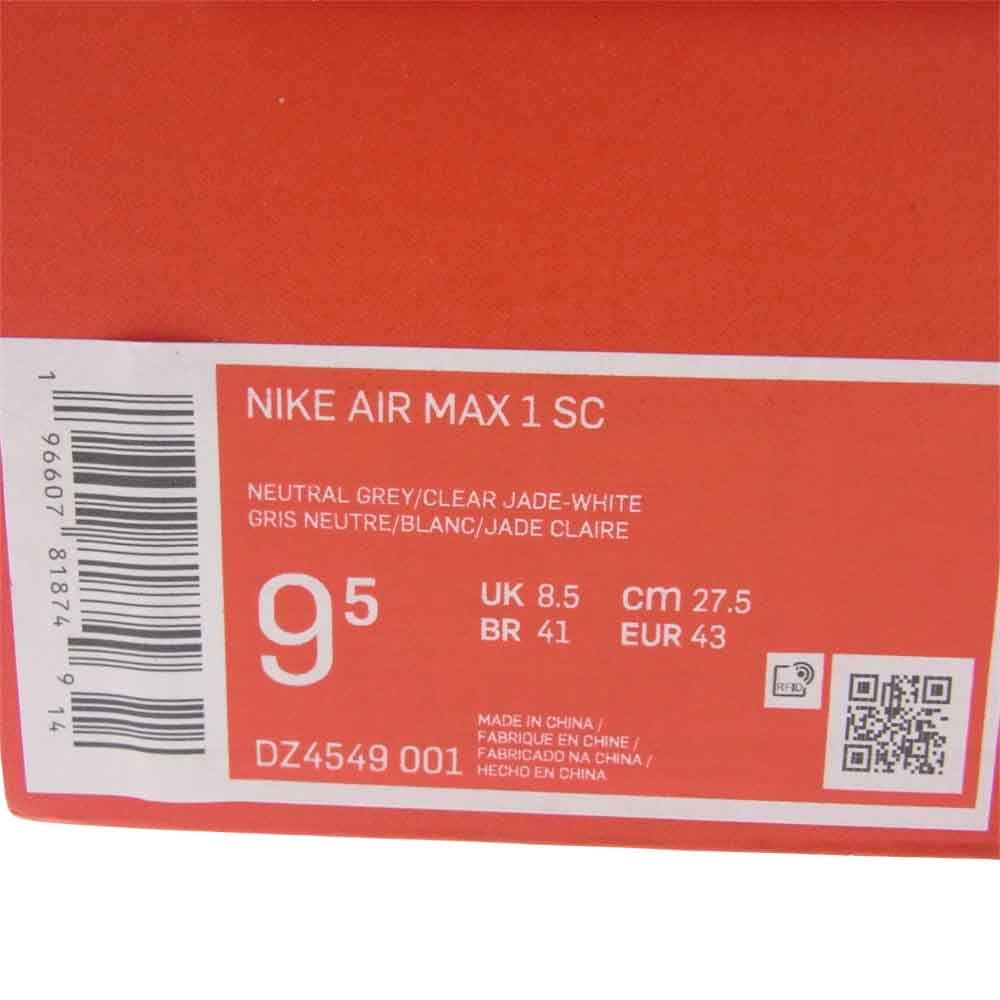 NIKE ナイキ DZ4549-001 Air Max 1 エアマックス Clear Jade クリアジェイド ローカット スニーカー マルチカラー系 27.5cm【新古品】【未使用】【中古】