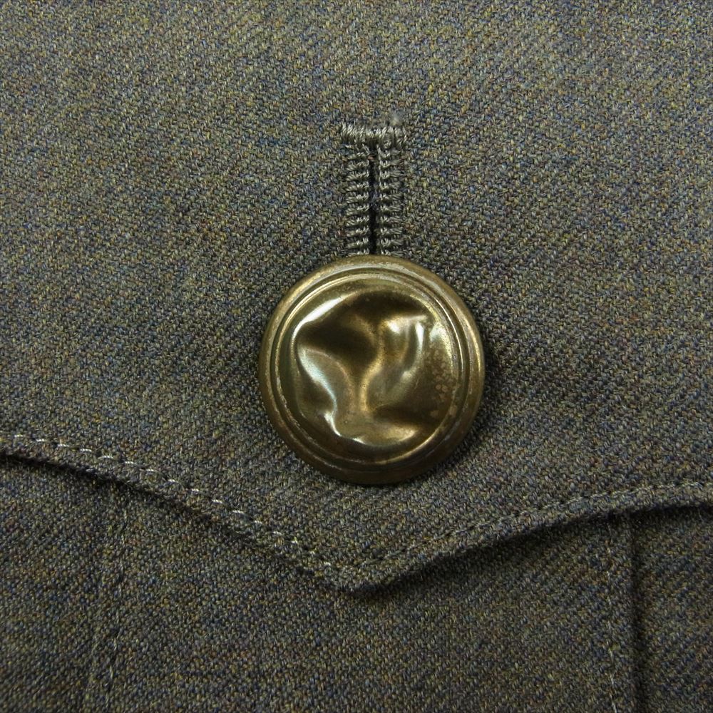 COMME des GARCONS HOMME PLUS コムデギャルソンオムプリュス PO-P017 AD2014 パッチポケット ウール ハーフ パンツ カーキ系 M【中古】