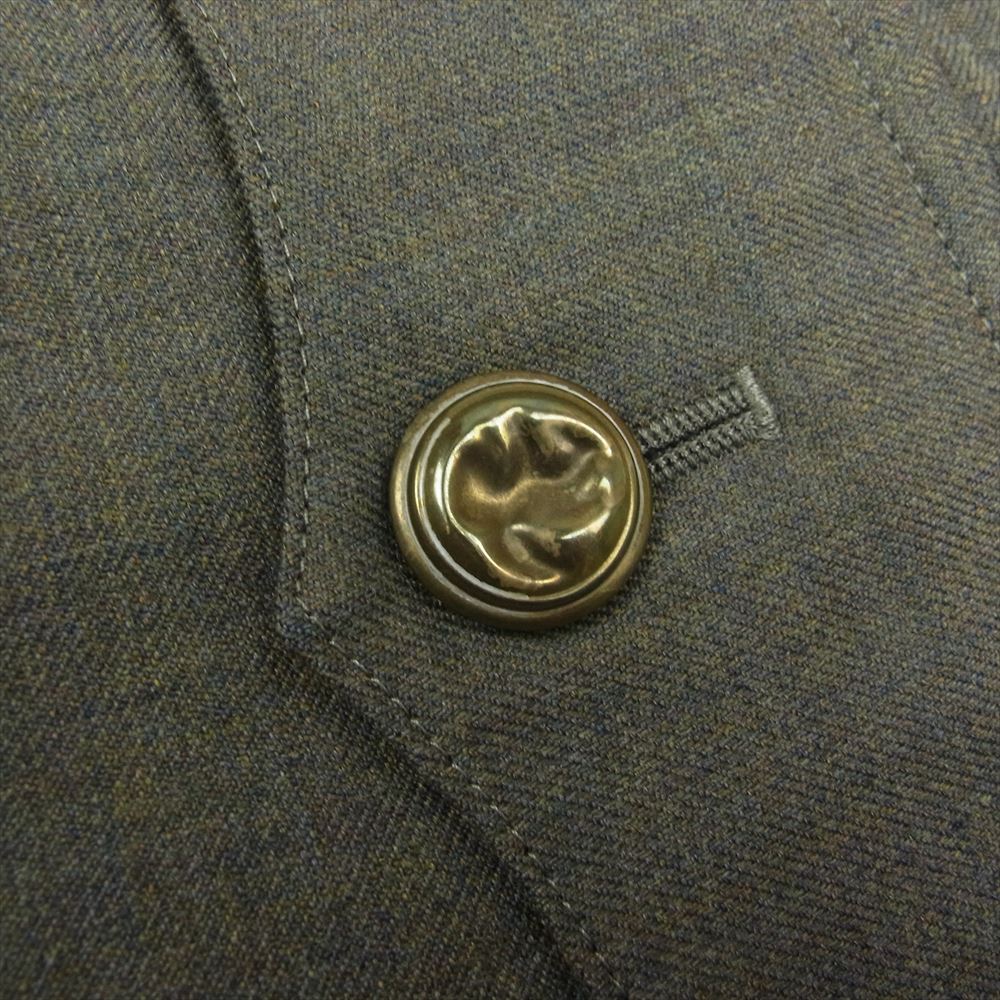 COMME des GARCONS HOMME PLUS コムデギャルソンオムプリュス PO-P017 AD2014 パッチポケット ウール ハーフ パンツ カーキ系 M【中古】