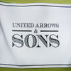 UNITED ARROWS ユナイテッドアローズ ＆SONS アンドサンズ ボックス シルエット 半袖 リンガー カノコ シャツ グリーン系 M【美品】【中古】