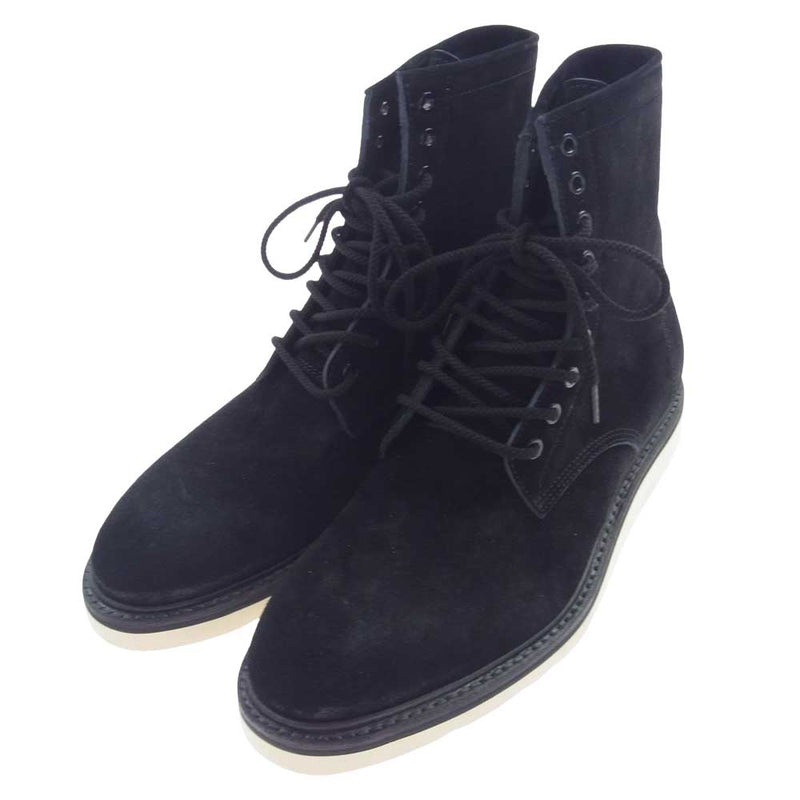 MINEDENIM マインデニム MGK-004-99-402 Suede Leather Zipper Unit Military Boots スエード レザー ジッパーユニット ブーツ ブラック系 40【新古品】【未使用】【中古】