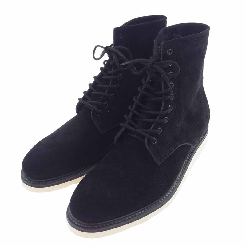 MINEDENIM マインデニム MGK-004-99-412 Suede Leather Zipper Unit Military Boots スエード レザー ジッパーユニット ブーツ ブラック系 41【新古品】【未使用】【中古】