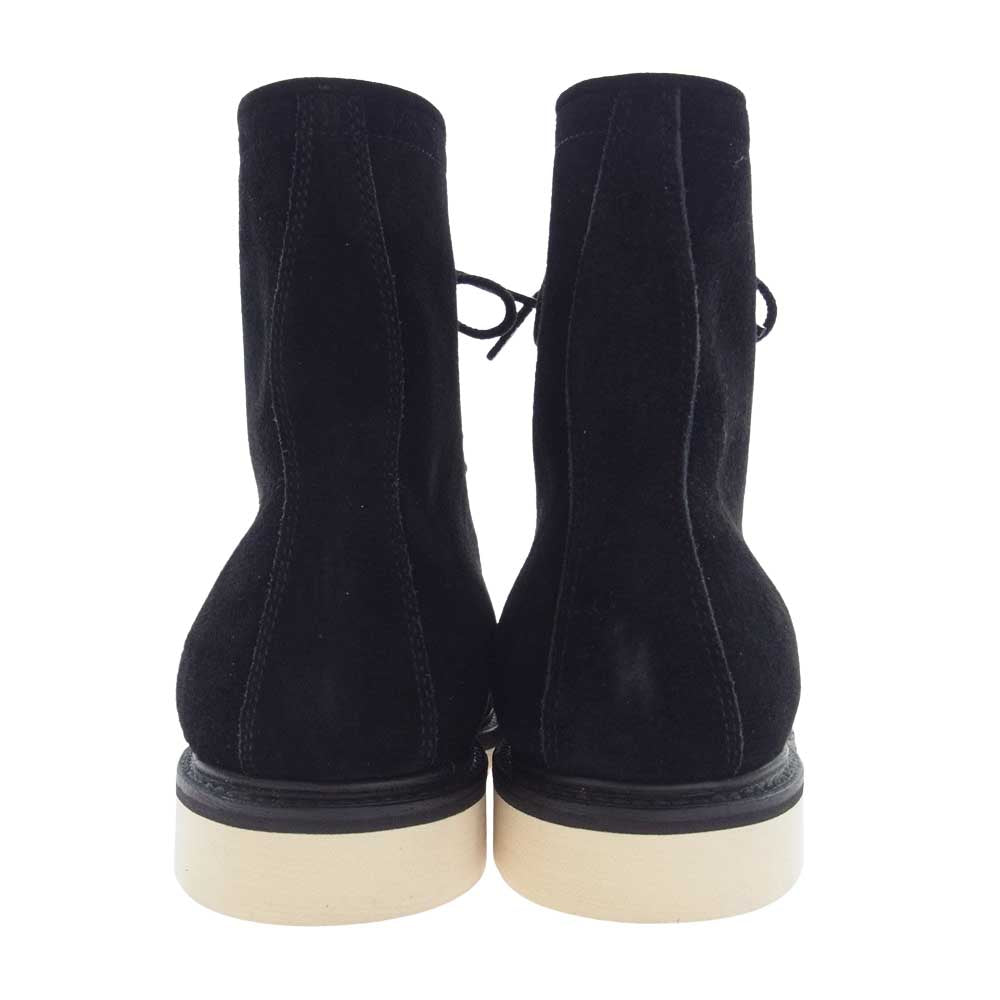 MINEDENIM マインデニム MGK-004-99-412 Suede Leather Zipper Unit Military Boots スエード レザー ジッパーユニット ブーツ ブラック系 41【新古品】【未使用】【中古】