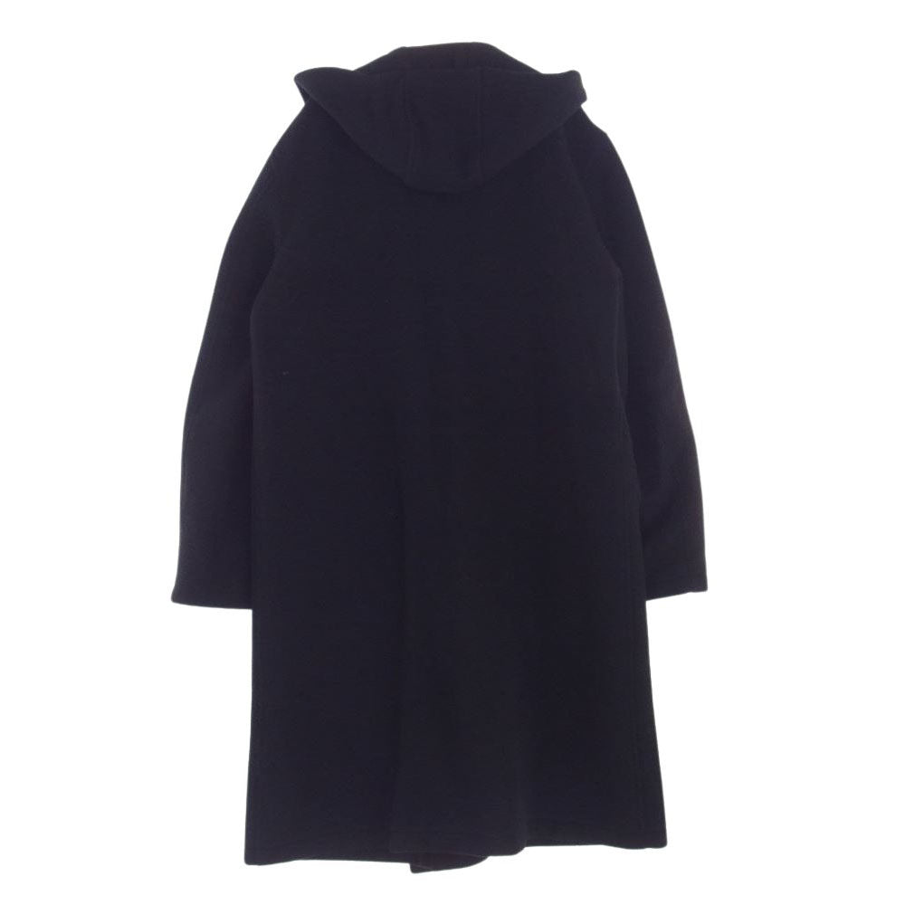 Yohji Yamamoto ヨウジヤマモト MO-C12-141 Y’s ワイズ カシミヤ混 ウール フーデッド ロング ジャケット モッズコート ブラック系 4【中古】