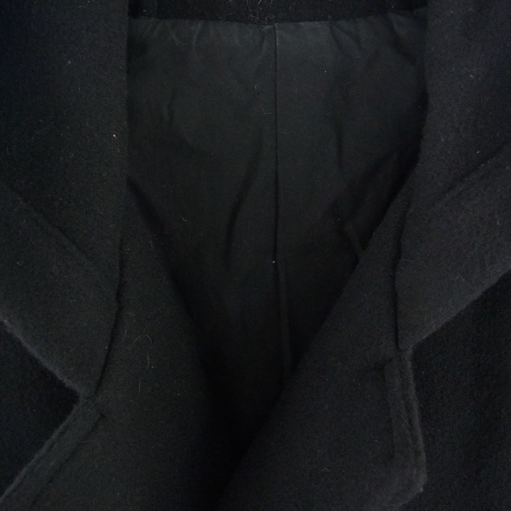 Yohji Yamamoto ヨウジヤマモト MO-C12-141 Y’s ワイズ カシミヤ混 ウール フーデッド ロング ジャケット モッズコート ブラック系 4【中古】