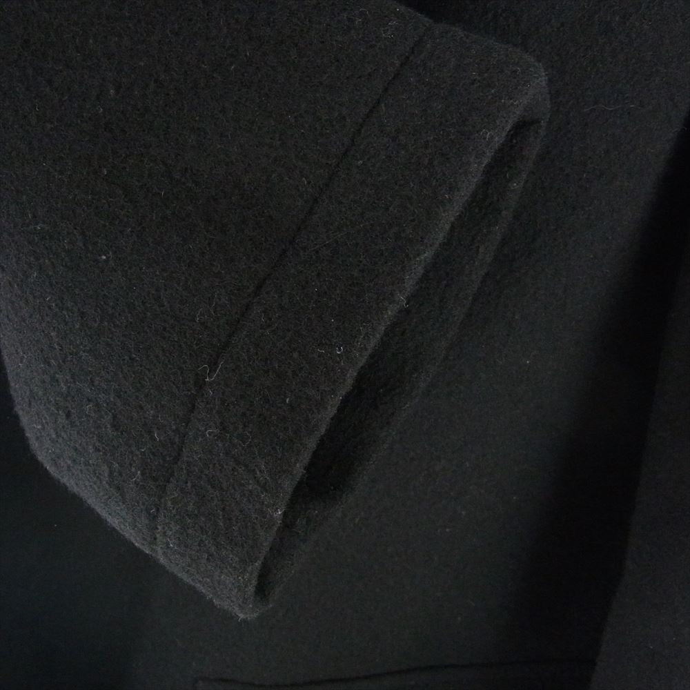Yohji Yamamoto ヨウジヤマモト MO-C12-141 Y’s ワイズ カシミヤ混 ウール フーデッド ロング ジャケット モッズコート ブラック系 4【中古】