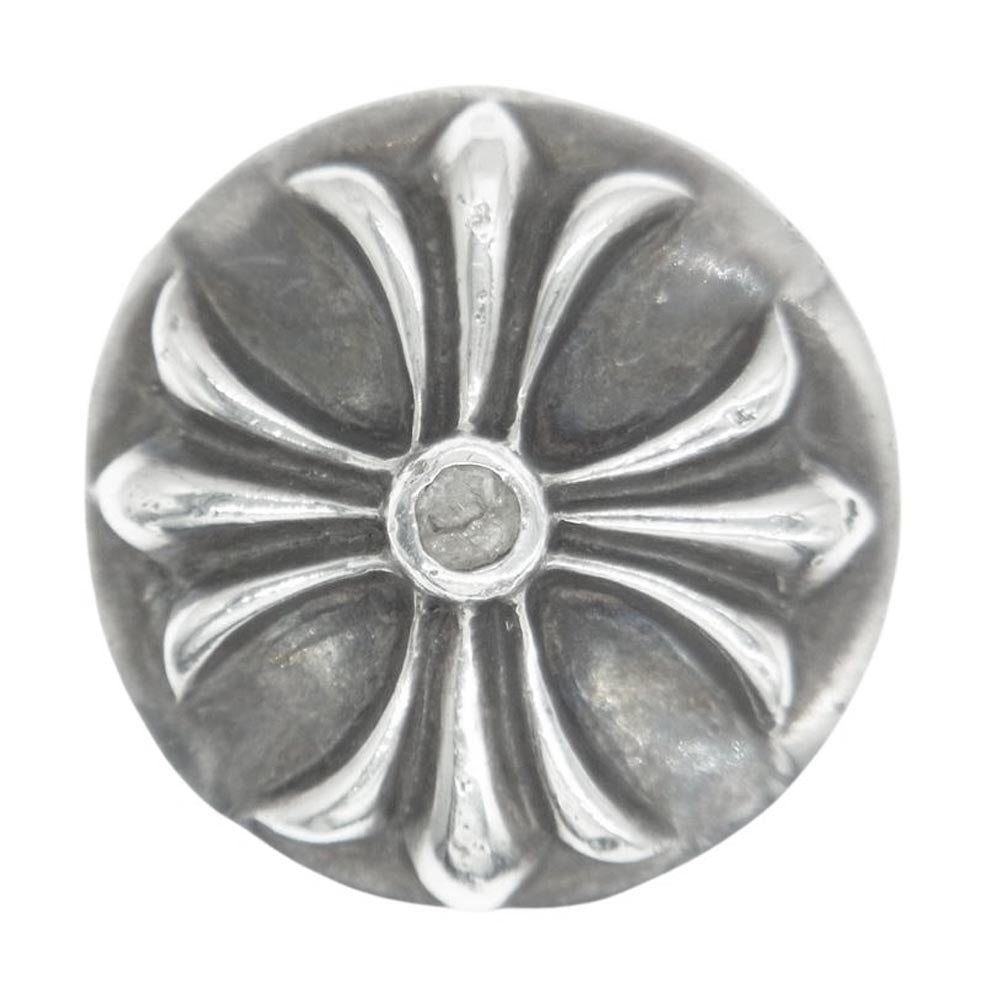 CHROME HEARTS クロムハーツ（原本無） カスタム品 HAIRBAND クロスボール コンチョボタン ヘアバンド シルバー系【中古】