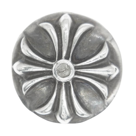 CHROME HEARTS クロムハーツ（原本無） カスタム品 HAIRBAND クロスボール コンチョボタン ヘアバンド シルバー系【中古】