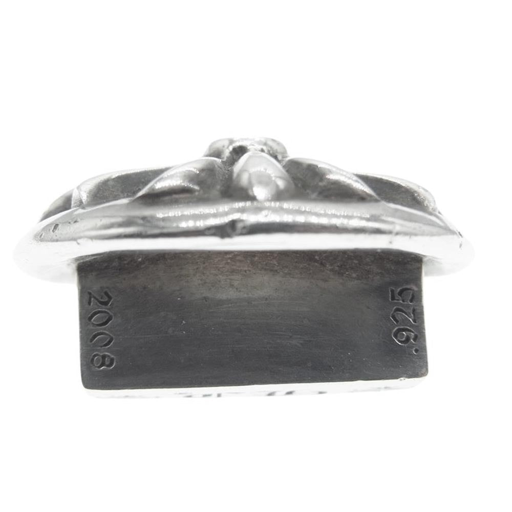 CHROME HEARTS クロムハーツ（原本無） カスタム品 HAIRBAND クロスボール コンチョボタン ヘアバンド シルバー系【中古】