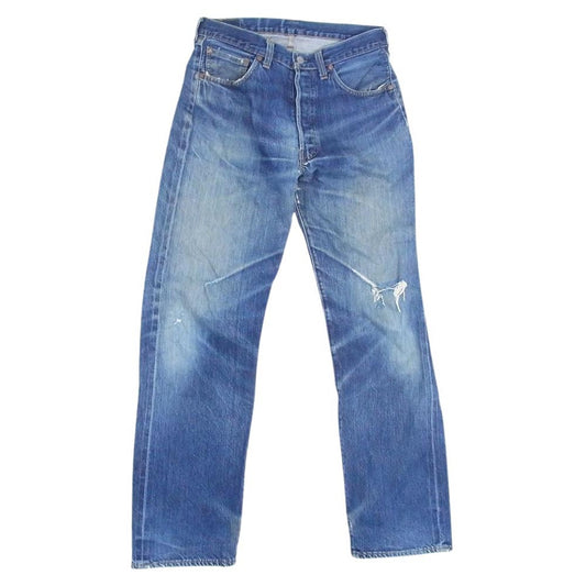 Levi's リーバイス 501 0003  98年4月製 90s ボタン裏刻印555 バレンシア USA製 501XX 復刻 BIGE 紙パッチ デニム パンツ インディゴブルー系 33【中古】