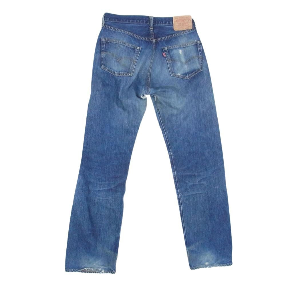 Levi's リーバイス 501 0003  98年4月製 90s ボタン裏刻印555 バレンシア USA製 501XX 復刻 BIGE 紙パッチ デニム パンツ インディゴブルー系 33【中古】