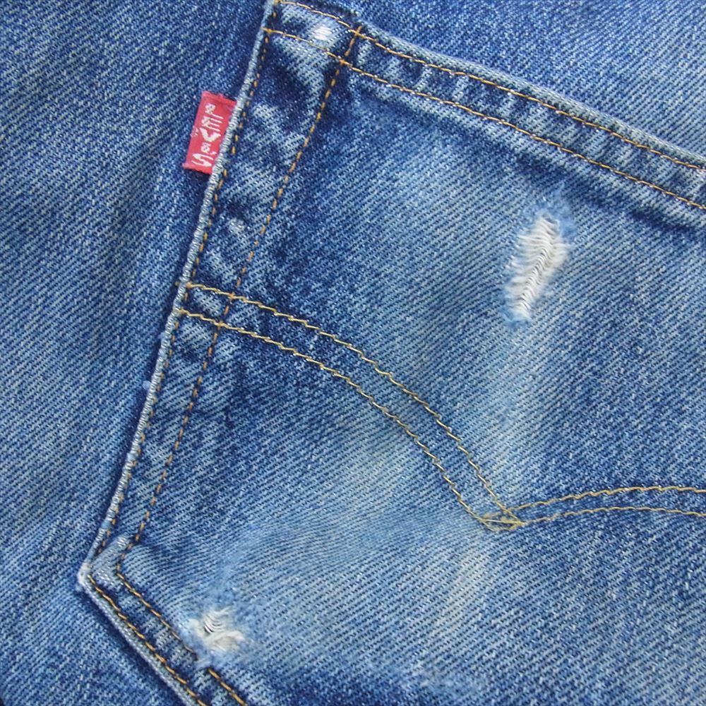 Levi's リーバイス 501 0003  98年4月製 90s ボタン裏刻印555 バレンシア USA製 501XX 復刻 BIGE 紙パッチ デニム パンツ インディゴブルー系 33【中古】