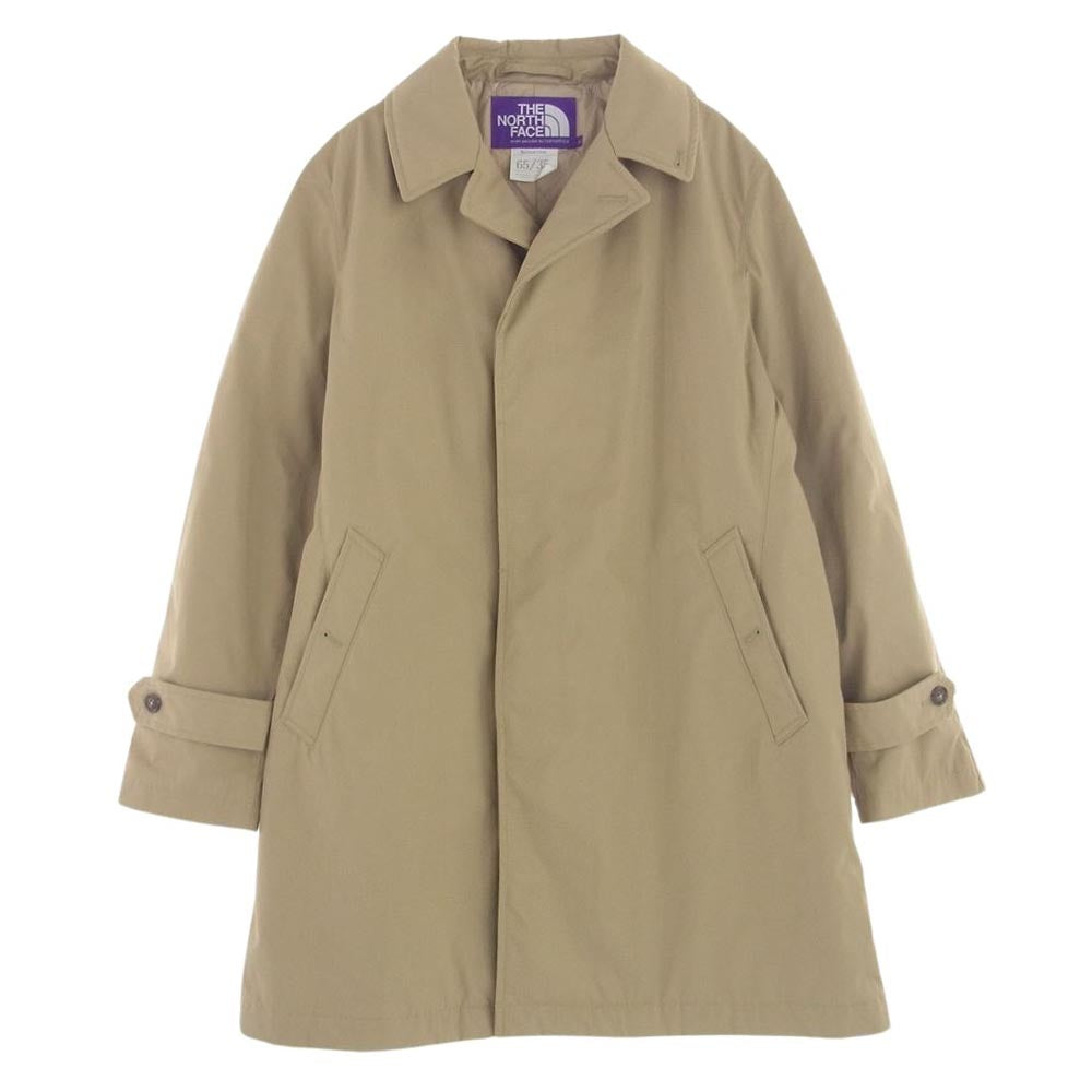 THE NORTH FACE ノースフェイス NY2951N 国内正規品 PURPLE LABEL パープルレーベル ナナミカ BEAMS別注 65/35 Insulation Soutien Coller Coat ステンカラーコート ライトブラウン系 L【中古】