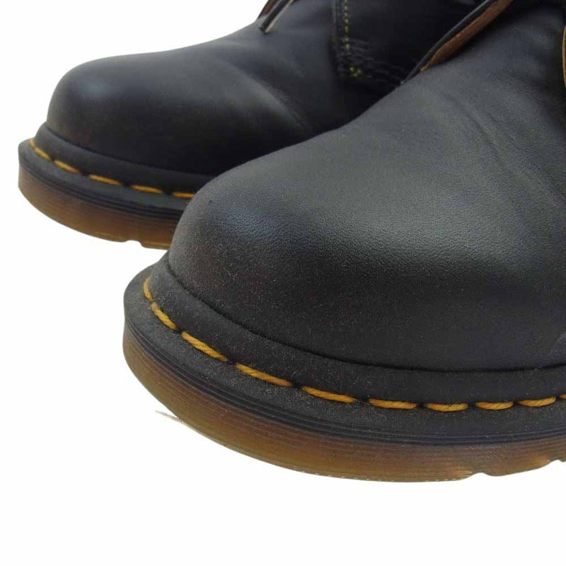 Yohji Yamamoto ヨウジヤマモト 23151001 DR.MARTENS ドクターマーチン 1461 YY GS 3ホール レザー シューズ ブラック系 UK7【中古】