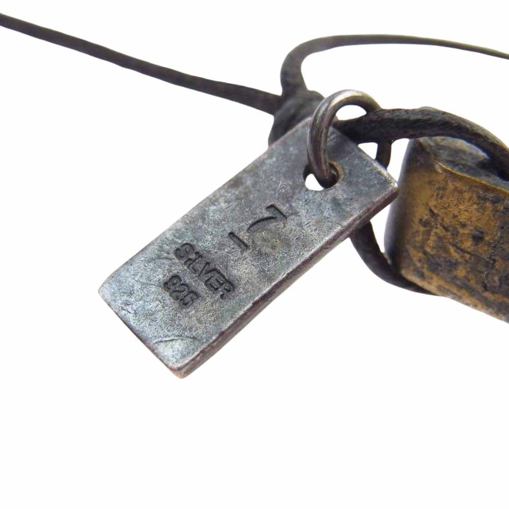 JULIUS ユリウス 13SS 007ACU14 直営店限定 アーカイブ Vandal Necklace ヴァンダル ネックレス シルバー系 F【中古】