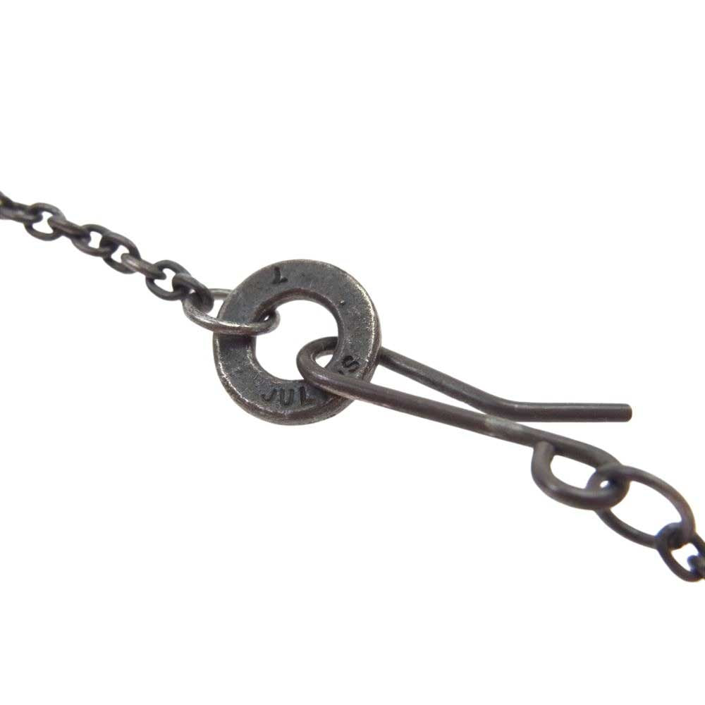 JULIUS ユリウス 13SS 007ACU14 直営店限定 アーカイブ Vandal Necklace ヴァンダル ネックレス シルバー系 F【中古】