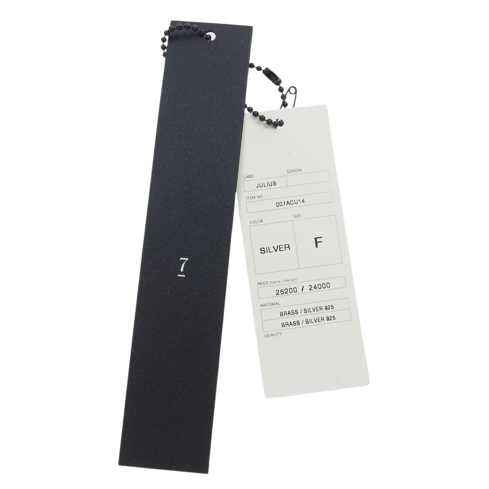 JULIUS ユリウス 13SS 007ACU14 直営店限定 アーカイブ Vandal Necklace ヴァンダル ネックレス シルバー系 F【中古】