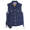 KADOYA カドヤ BIKER DENIM VEST 3 バイカー デニム ベスト インディゴブルー系 M【美品】【中古】