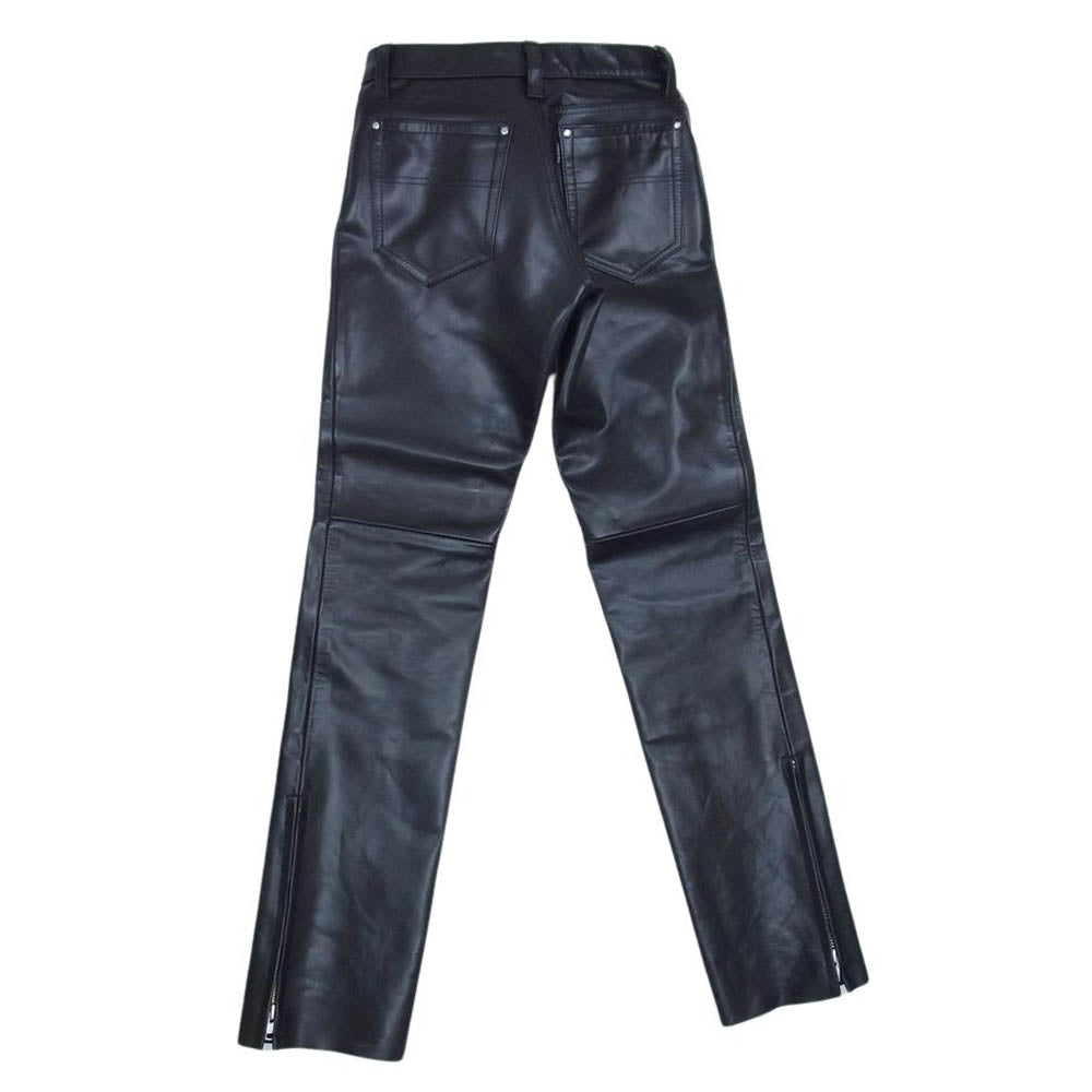 KADOYA カドヤ STP-H History ヒストリー 別注 牛革 カウハイド ハードステア レザー パンツ ブラック系 30【美品】【中古】