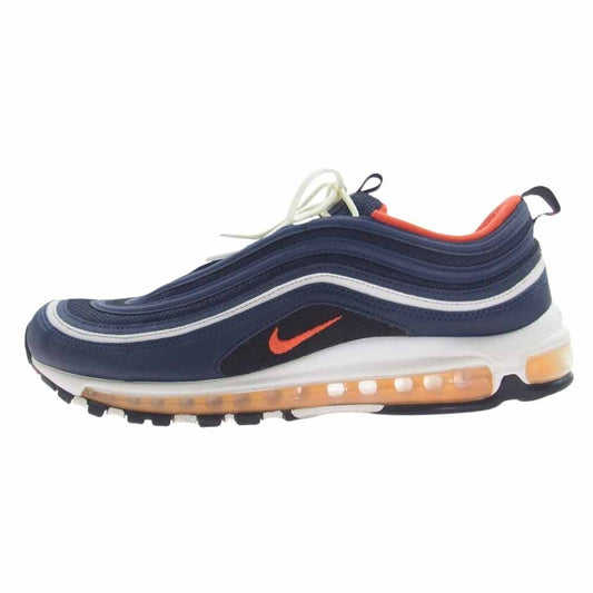 NIKE ナイキ 921826-403 AIR MAX 97 エアマックス MIDNIGHTNAVY HABANERO RED ミッドナイトネイビー ハバネロレッド スニーカー ネイビー系 レッド系 30cm【中古】