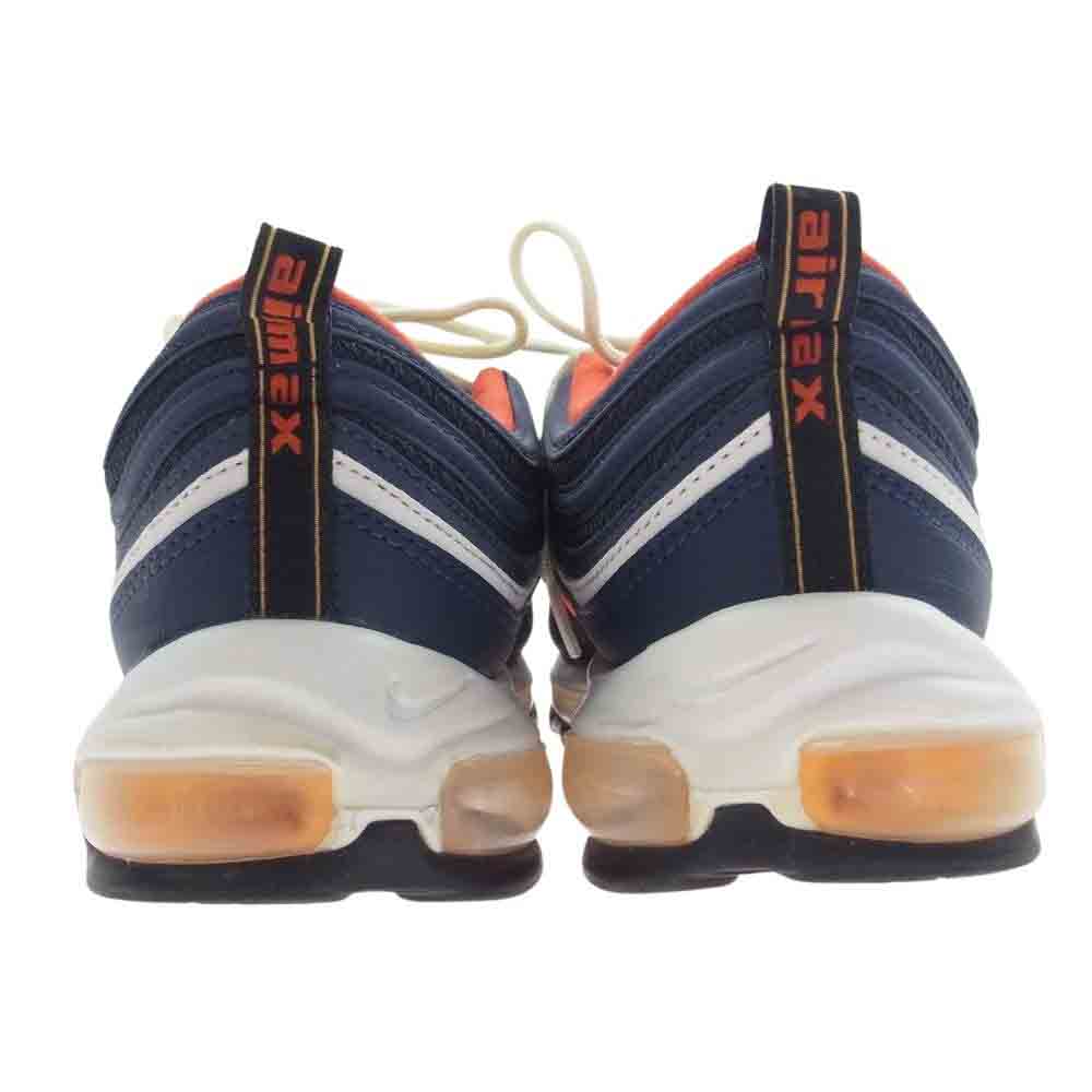 NIKE ナイキ 921826-403 AIR MAX 97 エアマックス MIDNIGHTNAVY HABANERO RED ミッドナイトネイビー ハバネロレッド スニーカー ネイビー系 レッド系 30cm【中古】