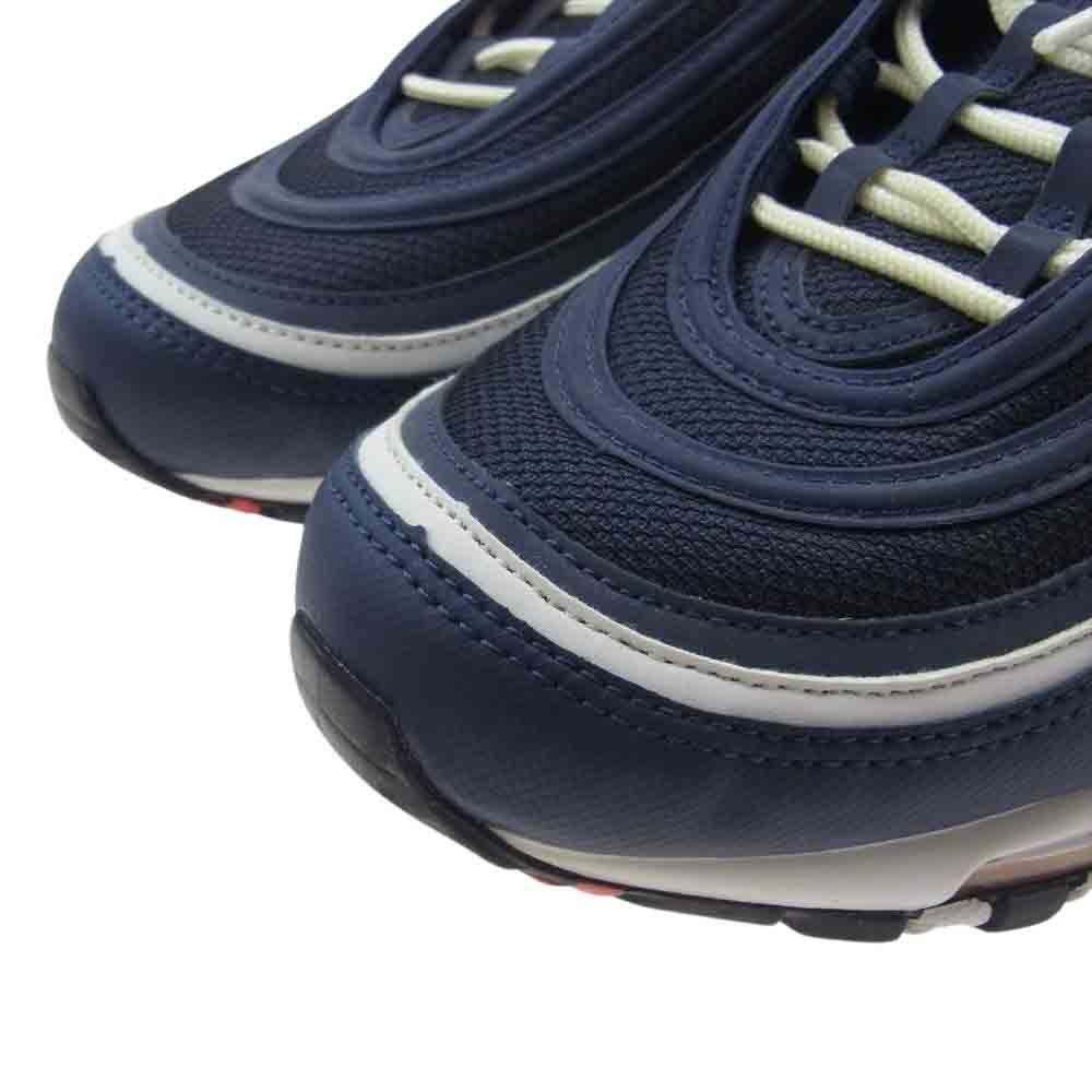 NIKE ナイキ 921826-403 AIR MAX 97 エアマックス MIDNIGHTNAVY HABANERO RED ミッドナイトネイビー ハバネロレッド スニーカー ネイビー系 レッド系 30cm【中古】