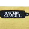 HYSTERIC GLAMOUR ヒステリックグラマー 21AW 0213CT02 ガールプリント クルーネック 半袖 Tシャツ イエロー系 M【中古】