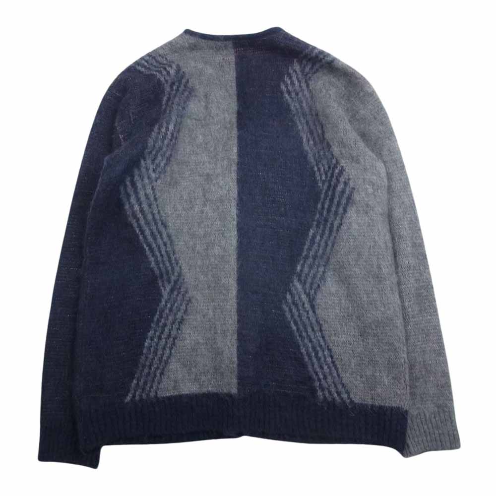 Needles ニードルス LQ275 Papillon Mohair Cardigan パピヨン バタフライ モヘア モヘヤ カーディガン 蝶 ネイビー系 S【中古】