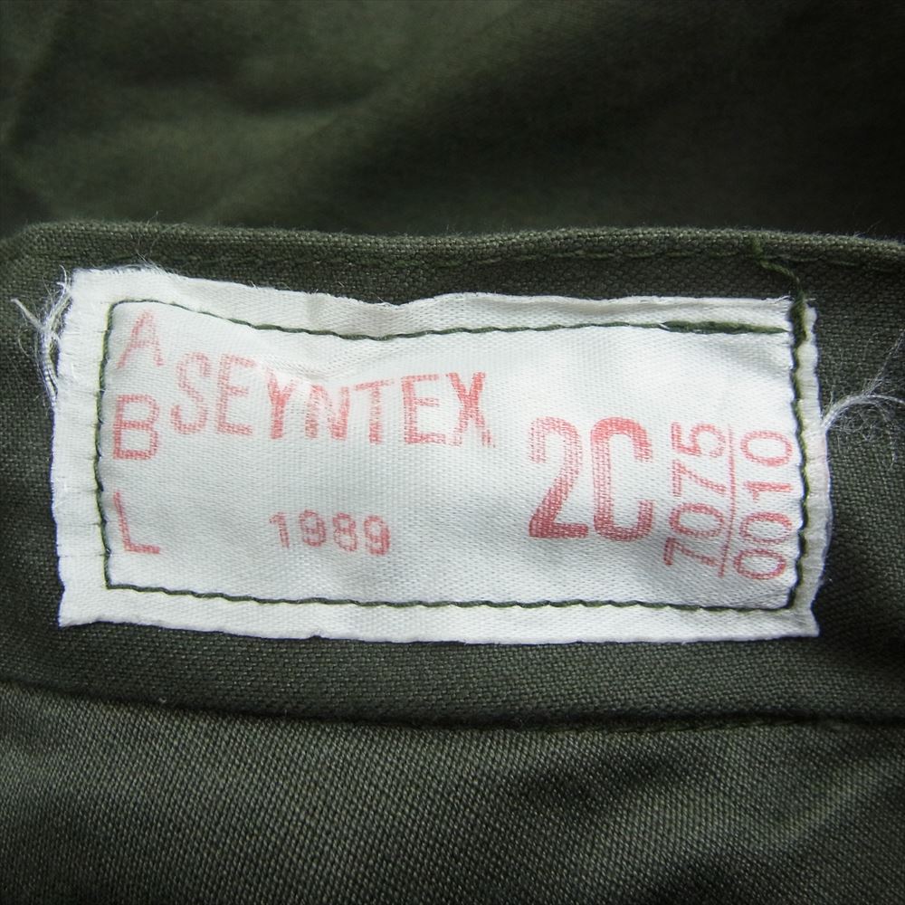 ベルギー軍 ヴィンテージ 80s ABL SEYNTEX オーバー パンツ カーキ系【中古】
