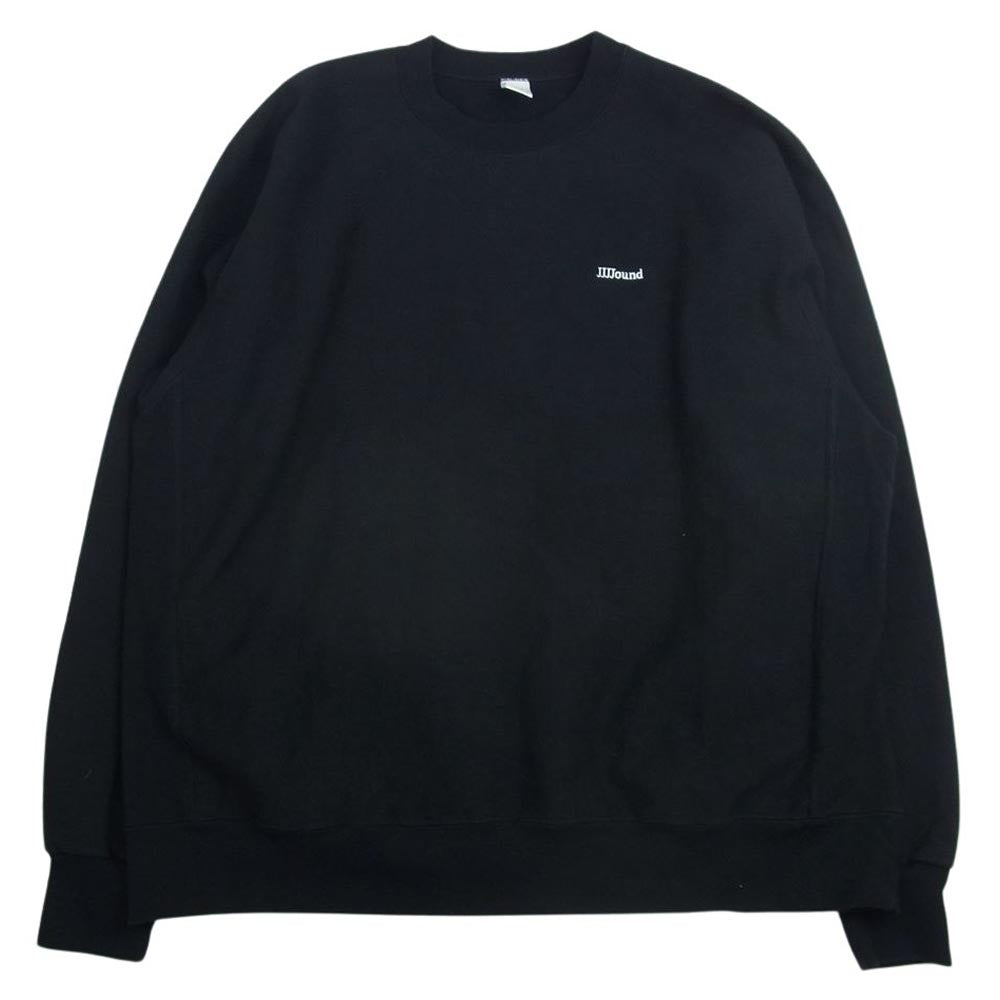 ジョウンド  CREWNECK ロゴ刺繍 クルーネック スウェット ブラック系 XL【中古】
