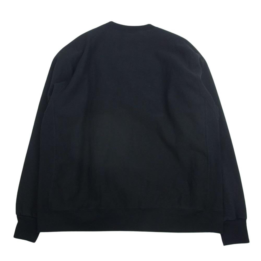 ジョウンド  CREWNECK ロゴ刺繍 クルーネック スウェット ブラック系 XL【中古】