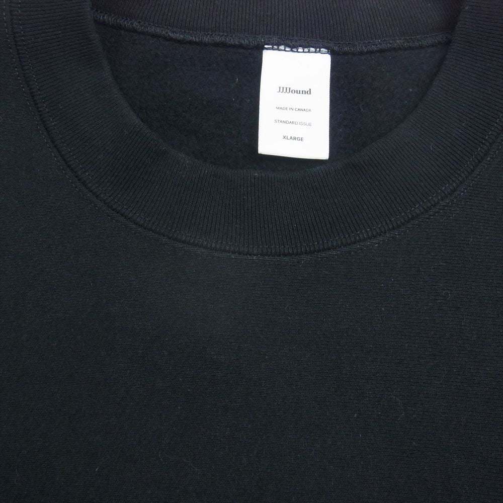 ジョウンド  CREWNECK ロゴ刺繍 クルーネック スウェット ブラック系 XL【中古】