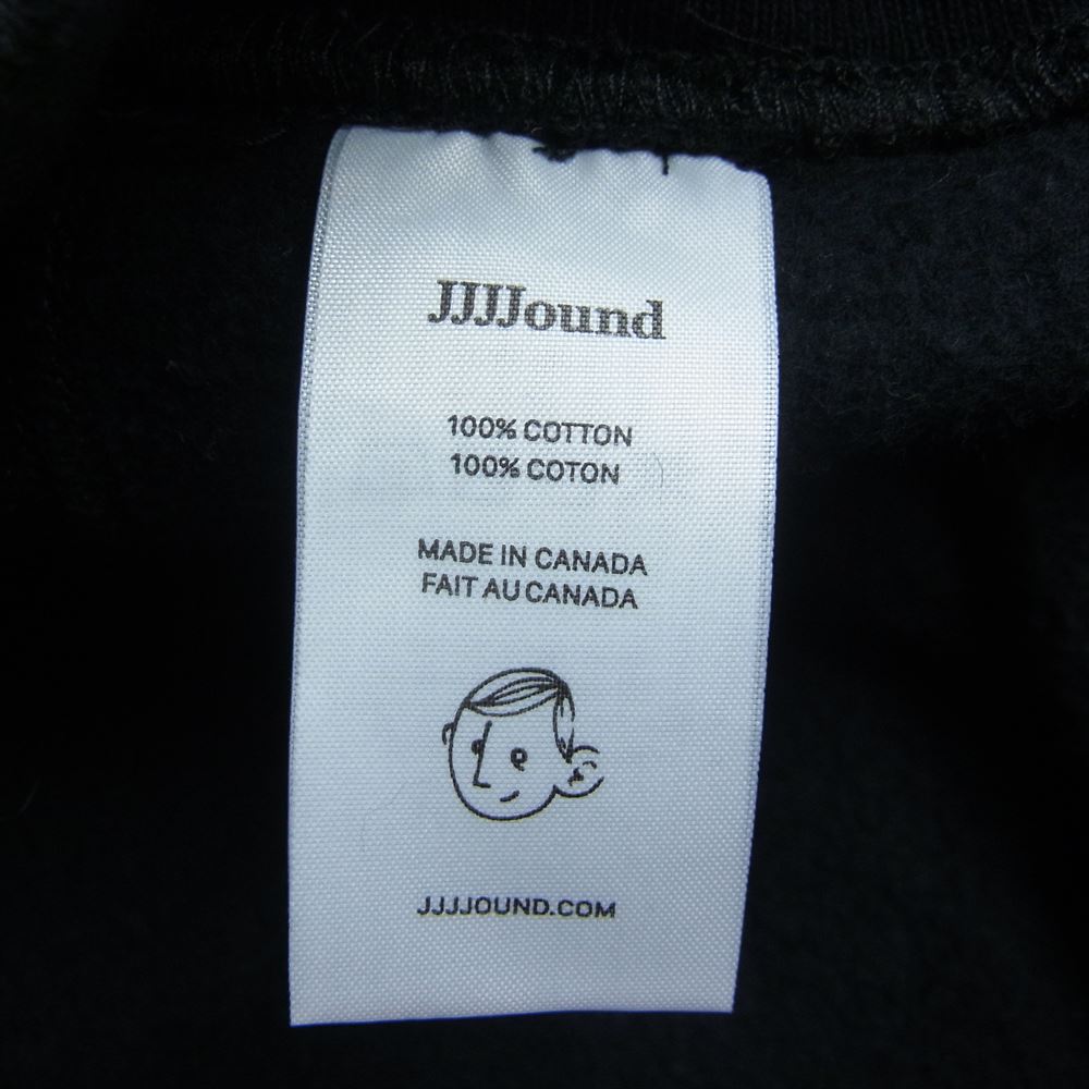 ジョウンド  CREWNECK ロゴ刺繍 クルーネック スウェット ブラック系 XL【中古】