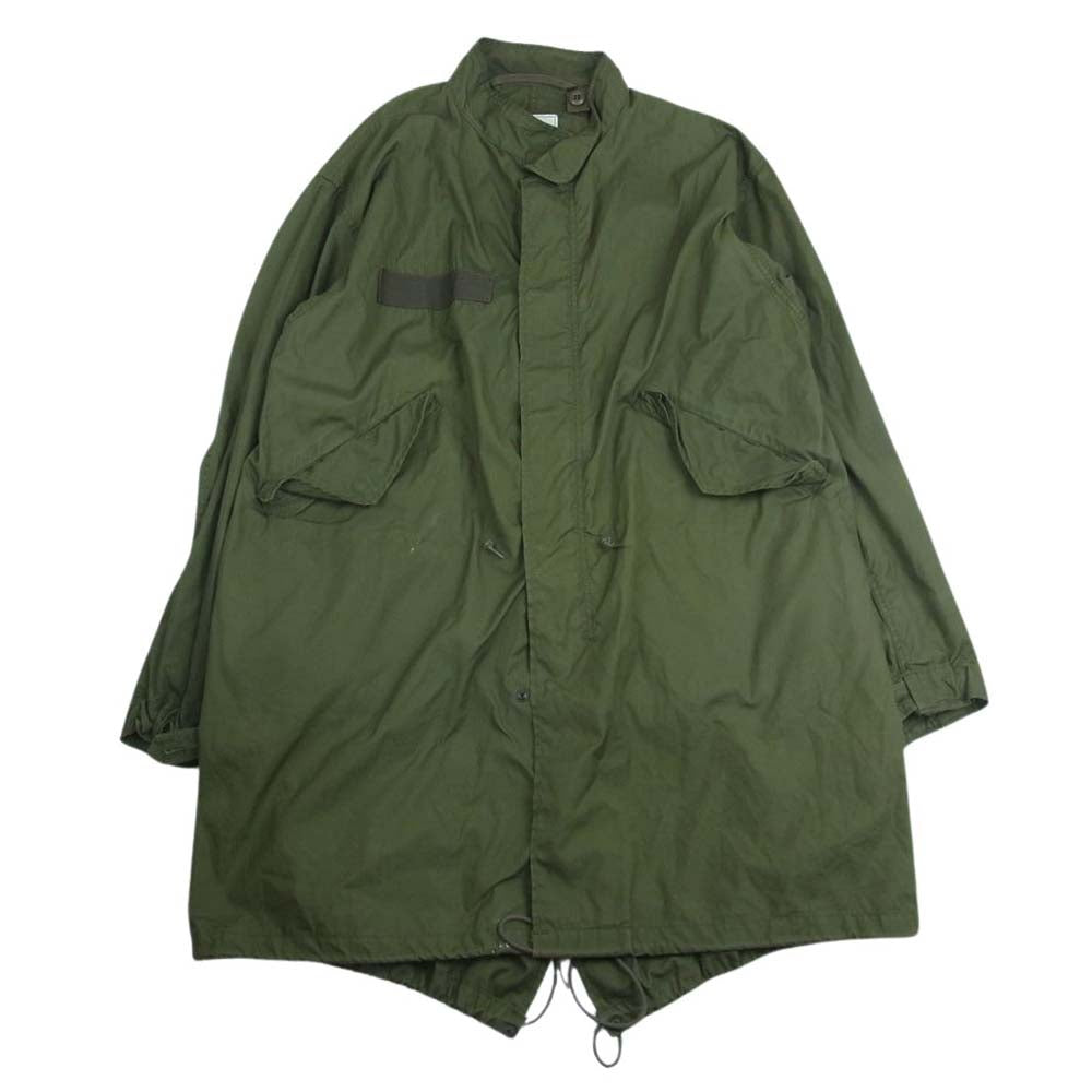 米軍 8415-00-782-3217 ヴィンテージ 80s  M-65 Parka Shell Parka SCOVILL フィッシュテール パーカー モッズ コート カーキ系 S【中古】