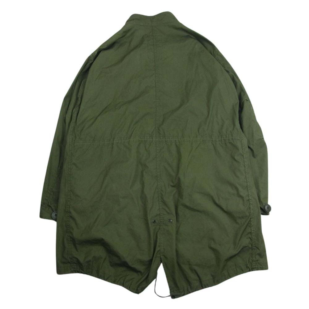 米軍 8415-00-782-3217 ヴィンテージ 80s  M-65 Parka Shell Parka SCOVILL フィッシュテール パーカー モッズ コート カーキ系 S【中古】