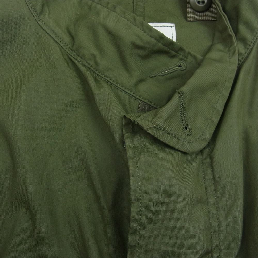 米軍 8415-00-782-3217 ヴィンテージ 80s  M-65 Parka Shell Parka SCOVILL フィッシュテール パーカー モッズ コート カーキ系 S【中古】