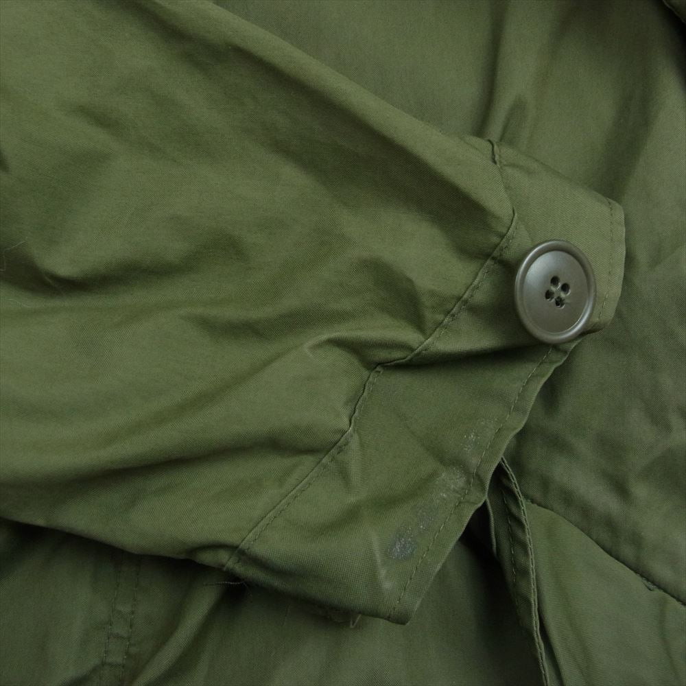 米軍 8415-00-782-3217 ヴィンテージ 80s  M-65 Parka Shell Parka SCOVILL フィッシュテール パーカー モッズ コート カーキ系 S【中古】
