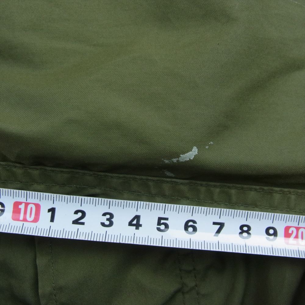 米軍 8415-00-782-3217 ヴィンテージ 80s  M-65 Parka Shell Parka SCOVILL フィッシュテール パーカー モッズ コート カーキ系 S【中古】