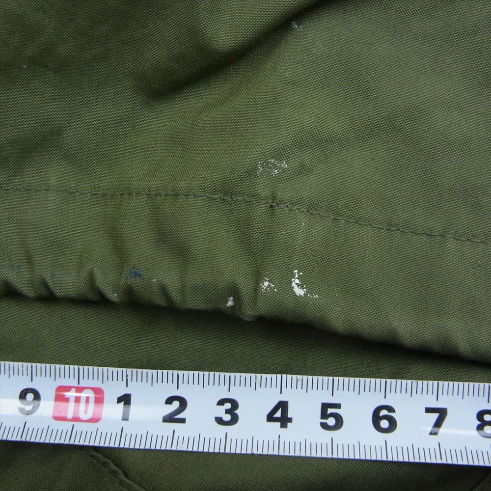 米軍 8415-00-782-3217 ヴィンテージ 80s  M-65 Parka Shell Parka SCOVILL フィッシュテール パーカー モッズ コート カーキ系 S【中古】