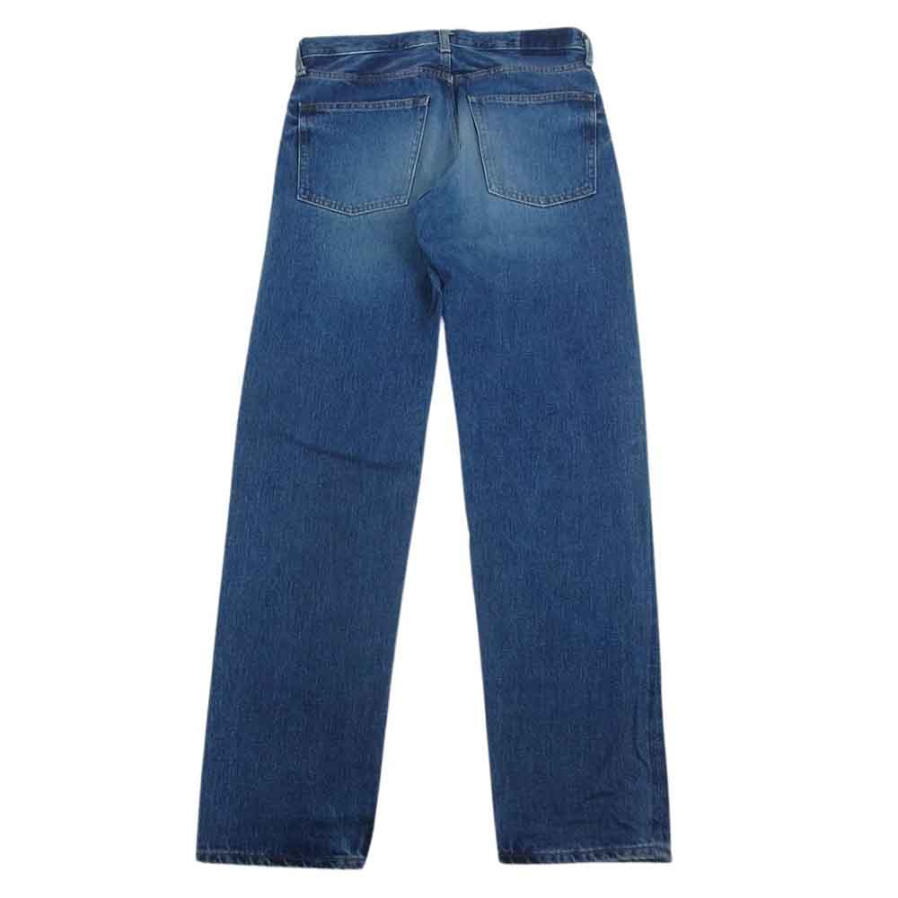 HYKE ハイク CLASSIC STRAIGHT クラシック ストレート ボタンフライ デニム パンツ インディゴブルー系 28【中古】