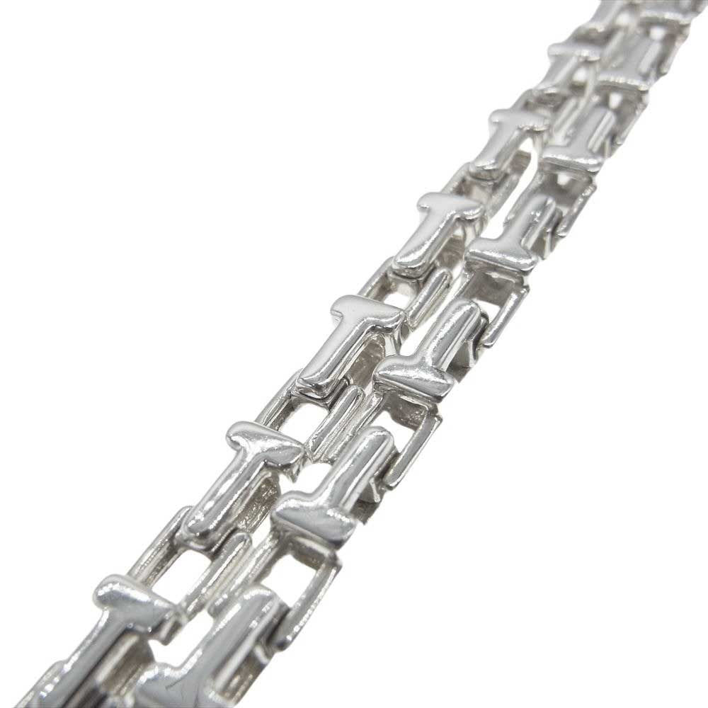 TIFFANY&Co. ティファニー Tチェーン Tナロー ネックレス シルバー系