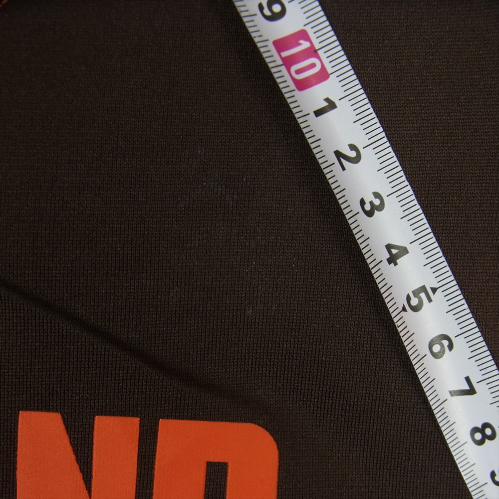 NIKE ナイキ NFL CLEVELAND ジャージ ユニフォーム ゲームシャツ 半袖 Tシャツ グアテマラ製 ダークブラウン系 L【中古】